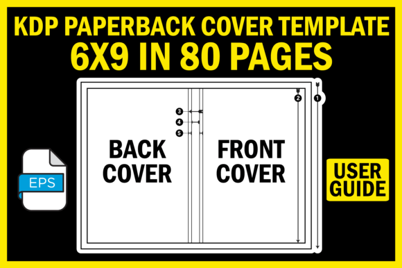 Download KDP Cover Template 6X9 in 80 Pages - Premium Resources