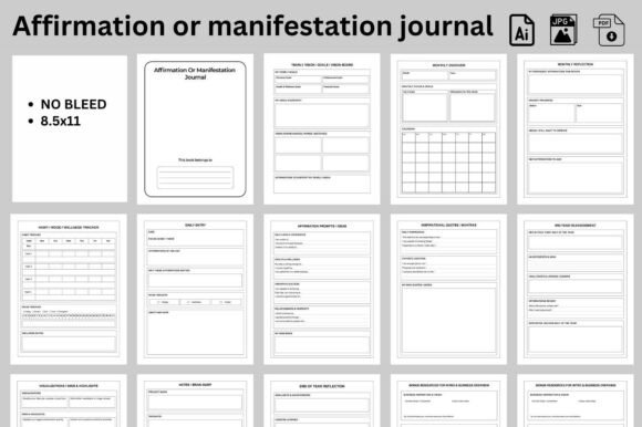 Download Manifestation &amp; Affirmation Journal Kpd - Man Collection
