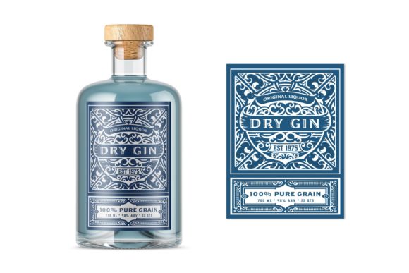 Download Vintage Liquor Bottle Packaging Layout - Premium Bundle