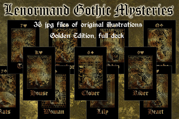Download Lenormand Gothic Mysteries Deck - Man Collection