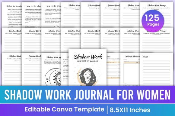 Download Shadow Work Journal for Woman Prompted - Man Collection