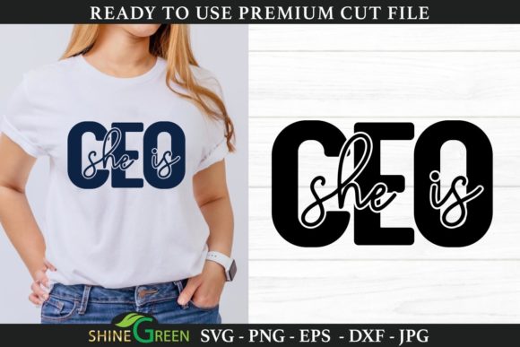 Download She is CEO | Woman Entrepreneur SVG - Man Collection