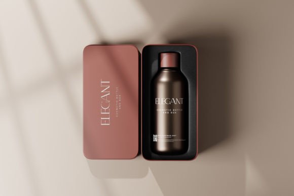 Download Box and Glass Bottle Packaging Mockups - Bottle packaging Collection