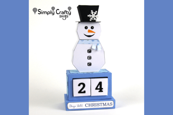 Download Snowman Christmas Countdown SVG - Man Collection